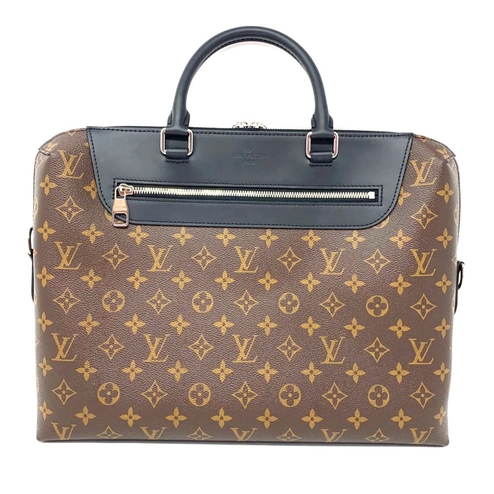 Louis Vuitton | Porte-Documents Jour Brown Monogram Messenger Laptop Bag - Picture 3 of 17